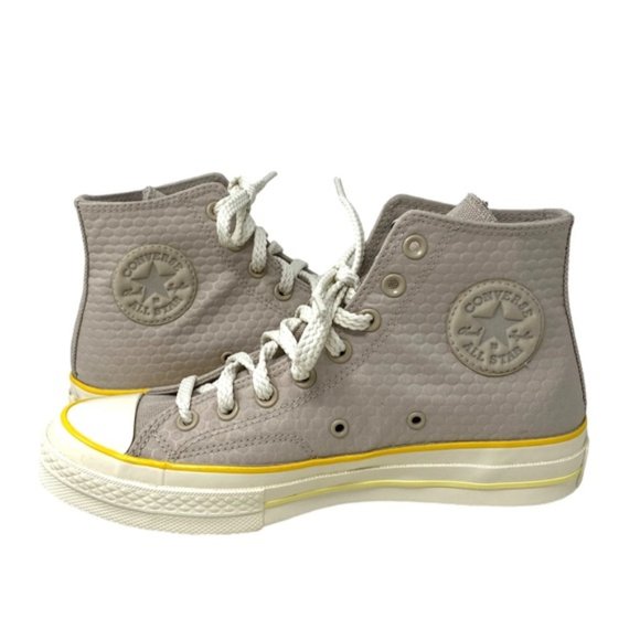 Converse Chuck 70 Sneakers High Women's Size Canvas Beige Casual Shoes A00878C - Picture 6 of 10
